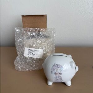 Precious moments new vintage 1988 Piggy Bank